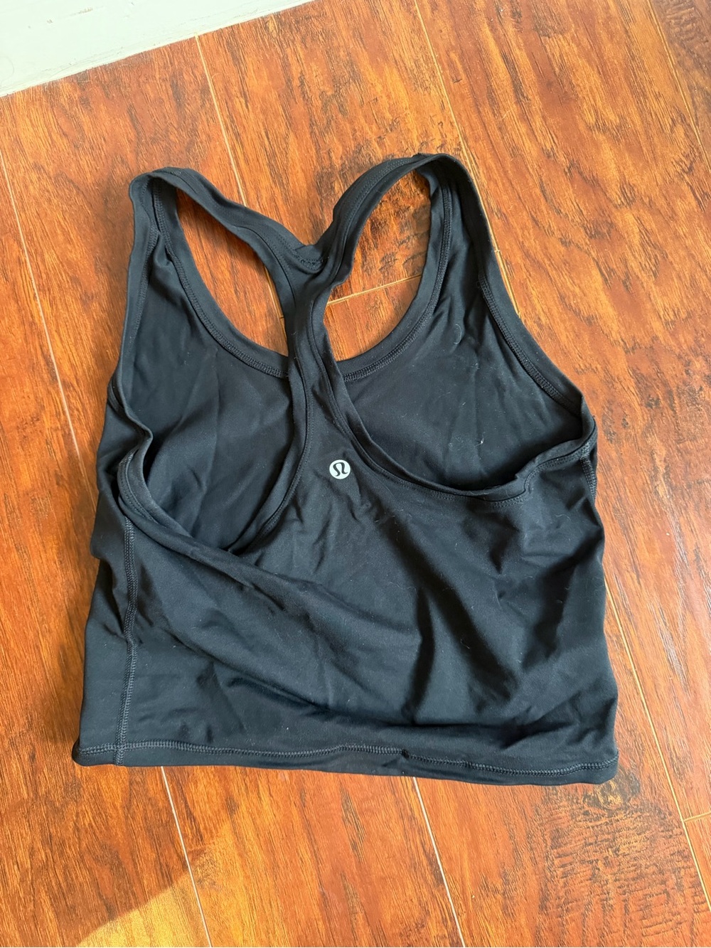 lululemon athletica Black Racerback Tank Top